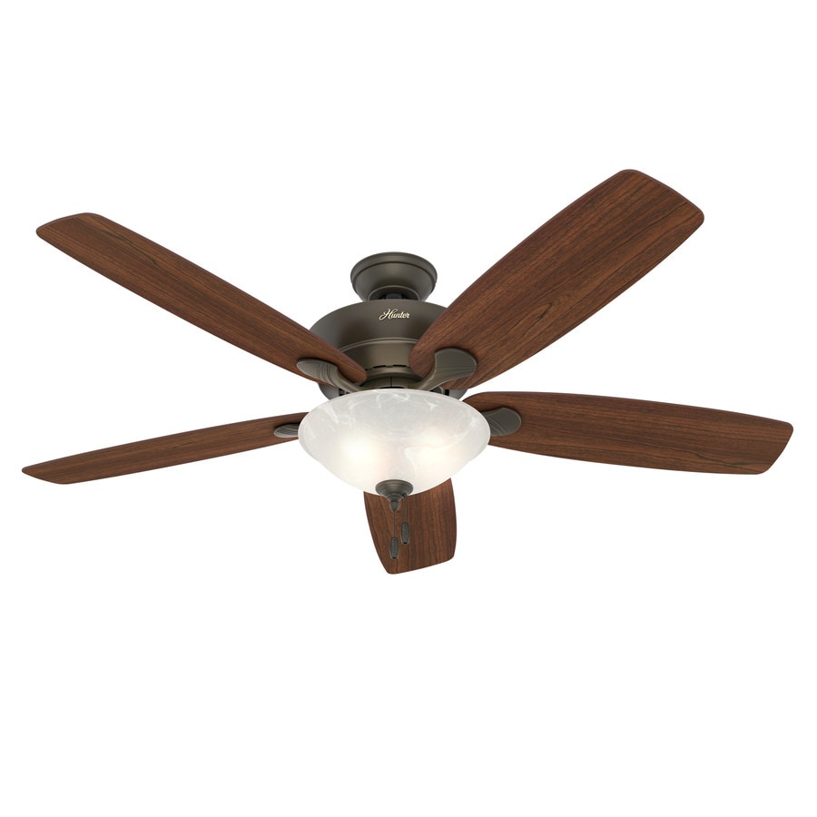 Regalia Ii 60 In Satin Bronze Led Indoor Ceiling Fan With Light Kit 5 Blade