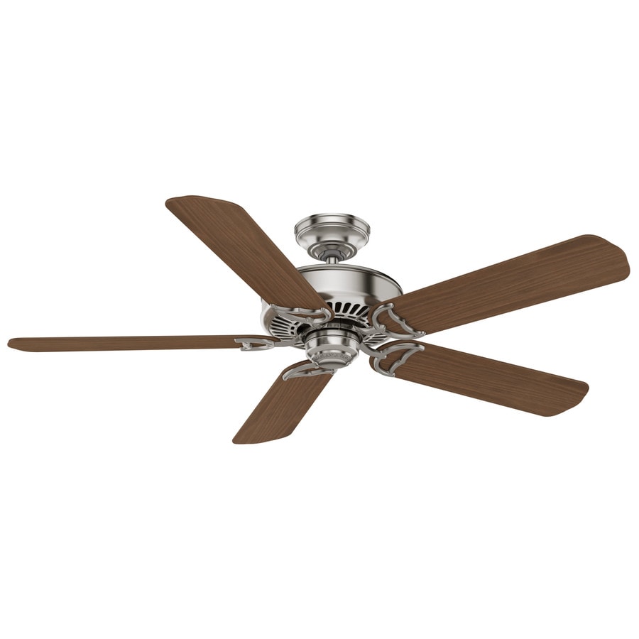 Casablanca Panama 54 In Brushed Nickel Indoor Ceiling Fan And