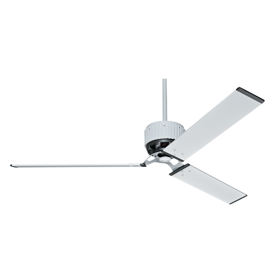 Hunter Hfc Industrial Fresh White 72 In Indoor Outdoor Ceiling Fan With Remote 6 Blade In The Ceiling Fans Department At Lowes Com