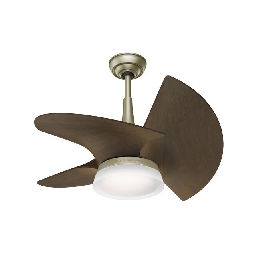 ... Outdoor Ceiling Fan with Integrated Light Kit and Remote (3-Blade) at