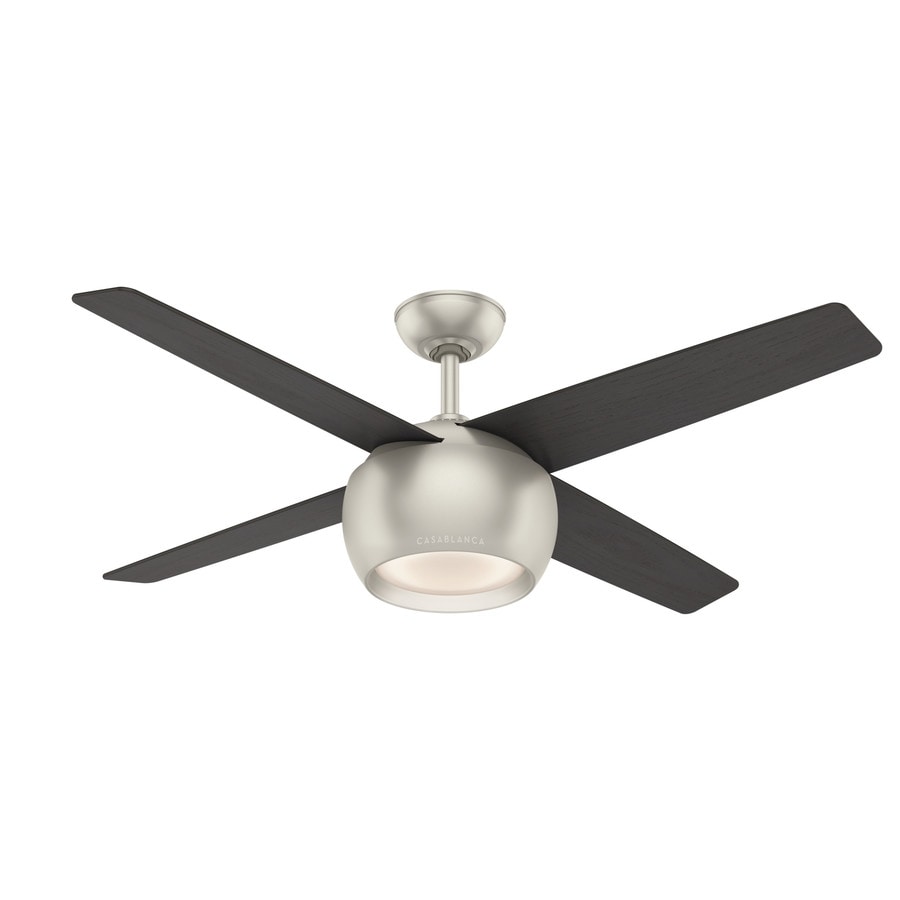 Casablanca Valby 54 In Matte Nickel Indoor Ceiling Fan With