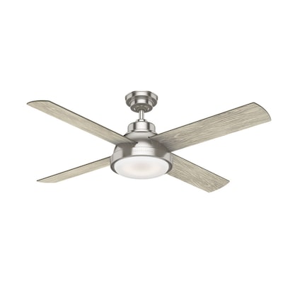 Casablanca Levitt Led 54 In Brushed Nickel Indoor Ceiling Fan With