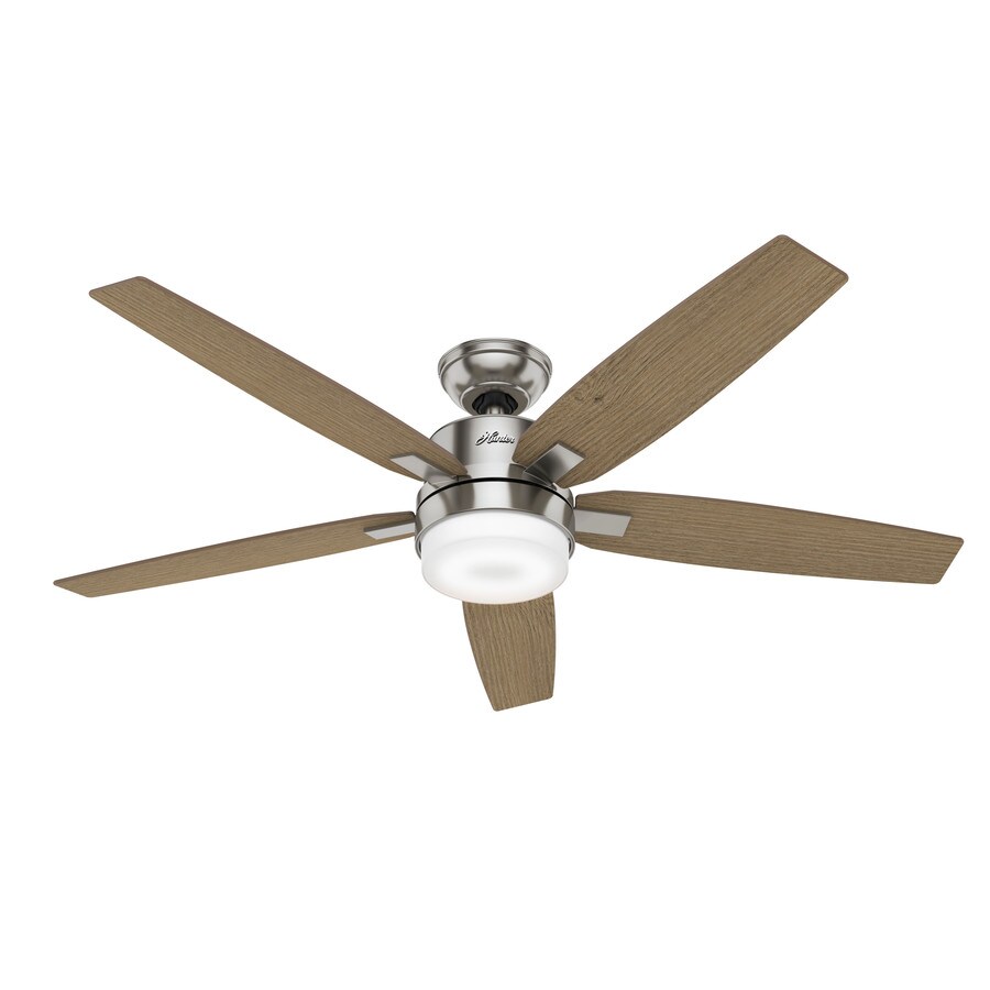 Hunter Windemere Ii Led 54 In Brushed Nickel Indoor Ceiling Fan