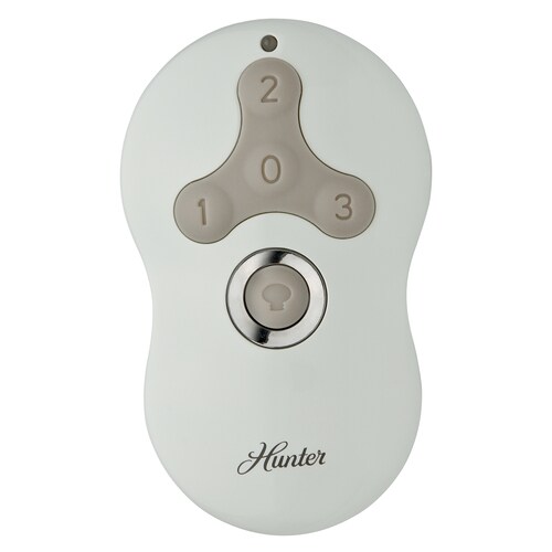 Hunter Silver Handheld Universal Ceiling Fan Remote Control in the