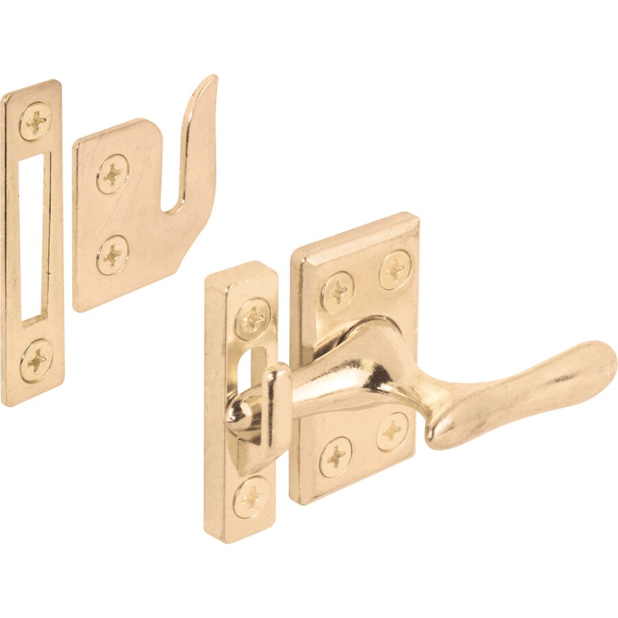 PrimeLine 13/4in Brass Plated Lock in the Casement Window Locks