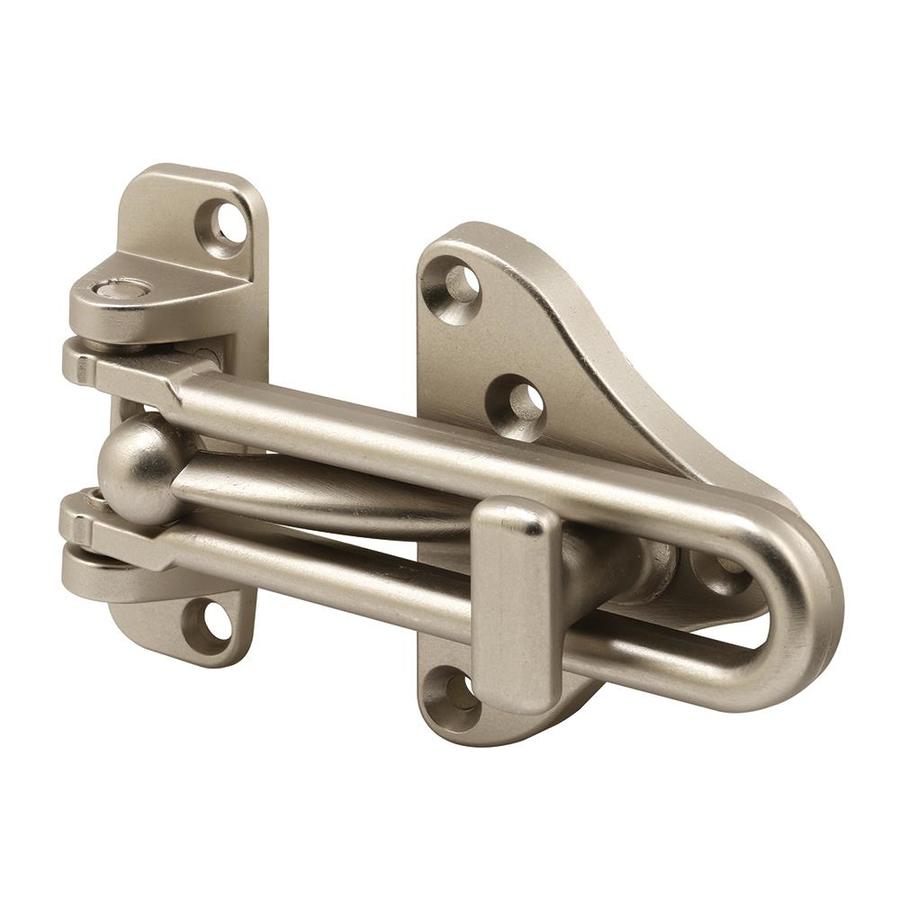 Prime Line Door Reinforcement Lock 3 In Stop Aluminum Construction Satin Nickel Anodized Finish In The Entry Door Flip Locks Department At Lowes Com