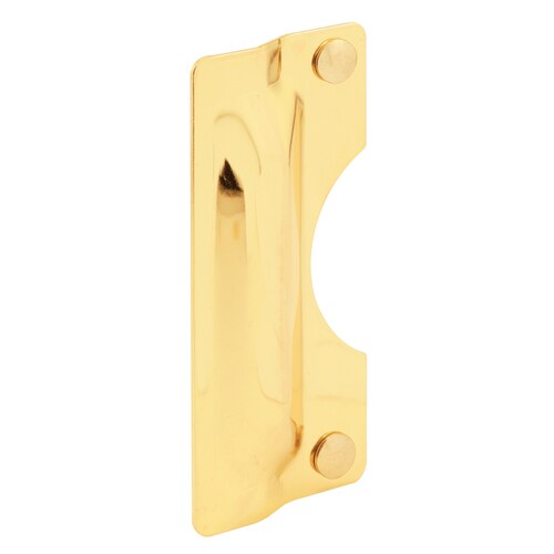 Gatehouse 3in x 7in BrassPlated Steel Outswing Latch Guard in the Door Latch Bolts department