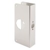 Gatehouse 9-in H Satin Nickel Door Reinforcer at Lowes.com