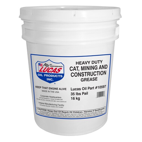 Lucas Oil Products 35 Lb Heavy Duty Cat Mining And Construction Grease