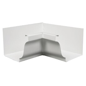 Galvanized Steel Gutters At Lowes Amerimax 4 In X 7 25 K Style Gutter Inside Corner
