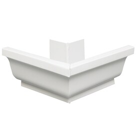 Galvanized Steel Gutters At Lowes Amerimax 4 In X 7 25 K Style Gutter Outside Corner