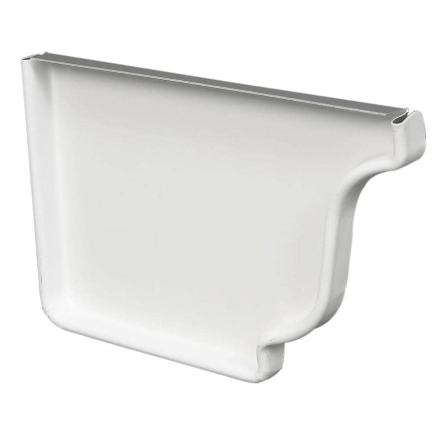 Amerimax Galvanized Steel K Style Left Gutter End Cap At Lowes Amerimax Galvanized Steel K Style Left Gutter End Cap