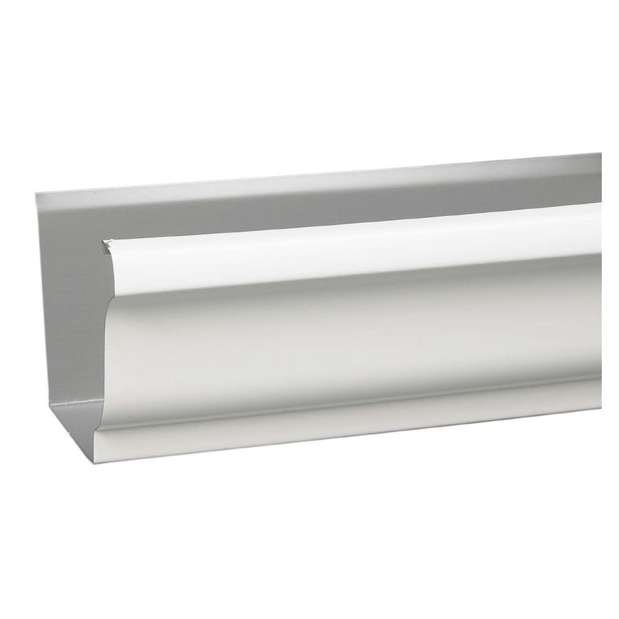Amerimax 2600200192 5" x 16' K White Aluminum Gutter