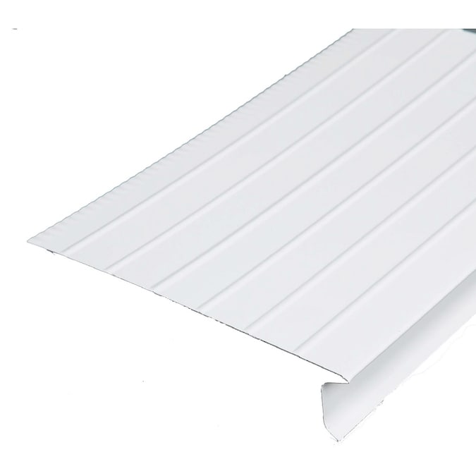 Amerimax F8 6in x 10ft White Aluminum Drip Edge in the Drip Edges department at