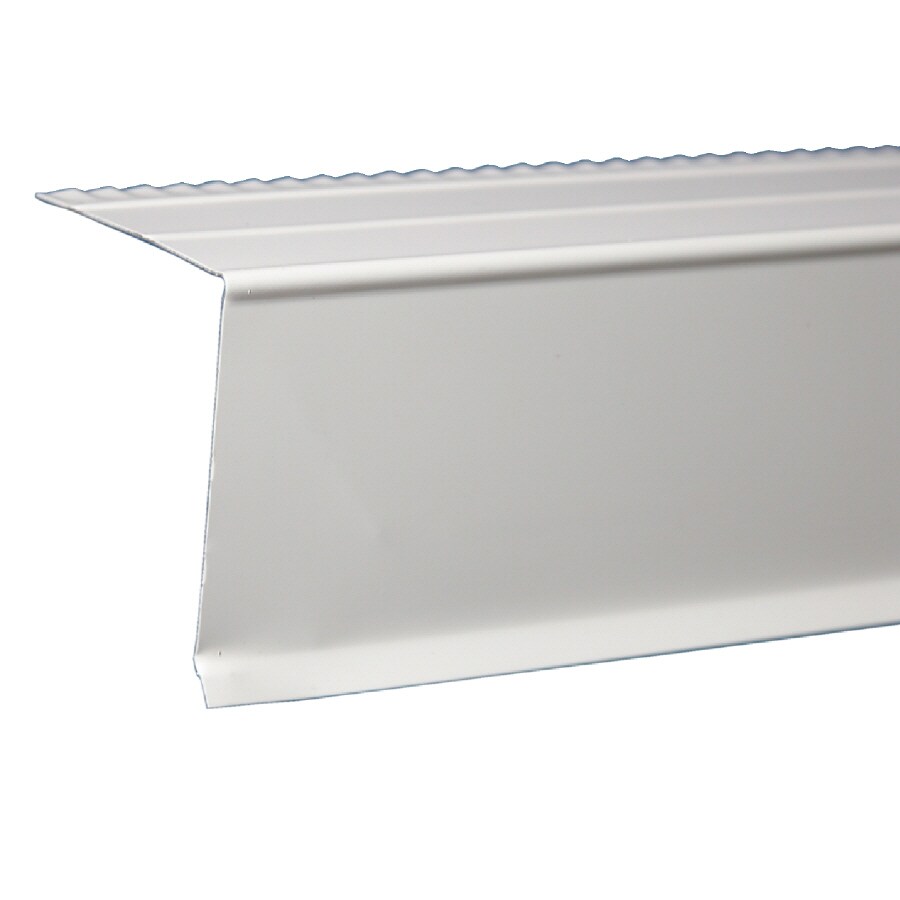 5770400120 C3 1.38-in x 10-ft White Galvanized Steel Drip Edge