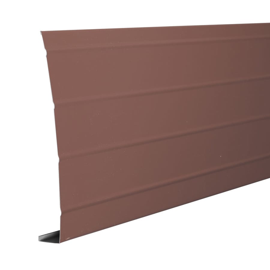 Shop Amerimax 8-in x 12-ft Brown Smooth Aluminum Fascia at Lowes.com