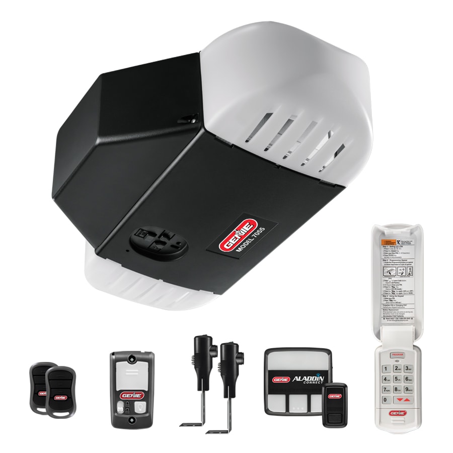 Genie 1.25 HP Belt Drive Garage Door Opener With Battery Back-Up at ...