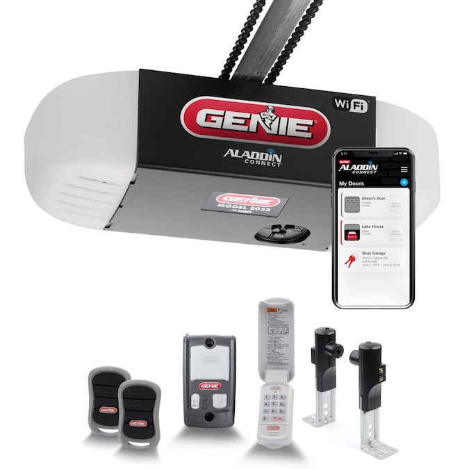 Genie 0.5HP RTP Smart Chain Drive Garage Door Opener in the Garage Door Openers department at