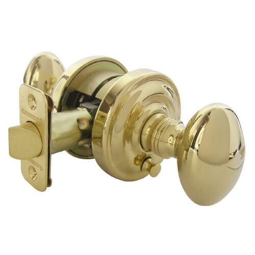 Gatehouse Polished Brass Privacy Door Knob at