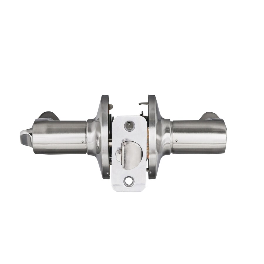 Gatehouse Olivia Satin Nickel Exterior Keyed Entry Door Handle in
