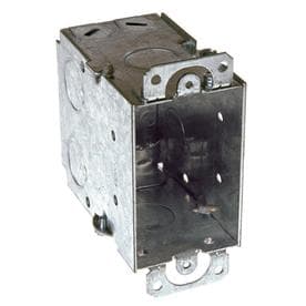 RACO 1-Gang Gray Metal Interior New Work/Old Work Deep Switch/Outlet Ceiling/Wall Electrical Box