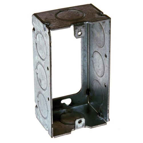 RACO 1-Gang Silver Steel New Work/Old Work Standard Box Extender Wall ...