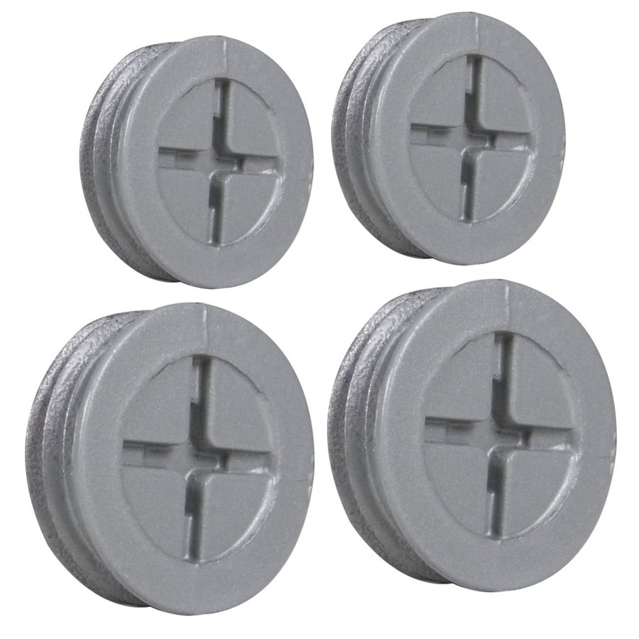 TayMac 0.5in Gray Metal Electrical Box Knockout Plug at