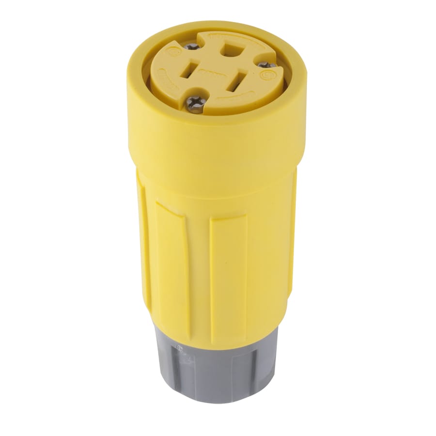 Hubbell 15-Amp-Volt Yellow 3-Wire Grounding Connector