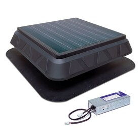 Solar Roof Vents At Lowes Master Flow 900 Cfm Black Plastic Solar Roof Vent