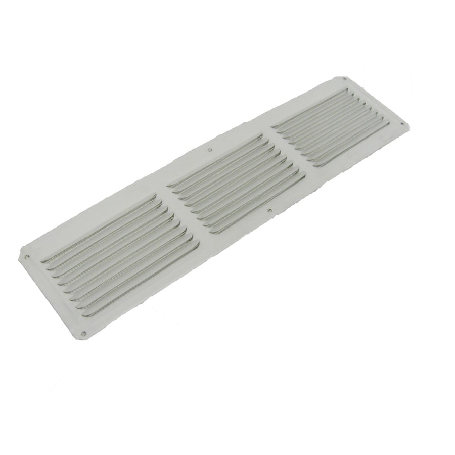 Master Flow Undereave 16 In L White Aluminum Soffit Vent At