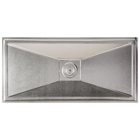 UPC 050206162002 product image for Master Flow 15.475-in x 7.373-in Metallic Aluminum Foundation Vent Cover | upcitemdb.com