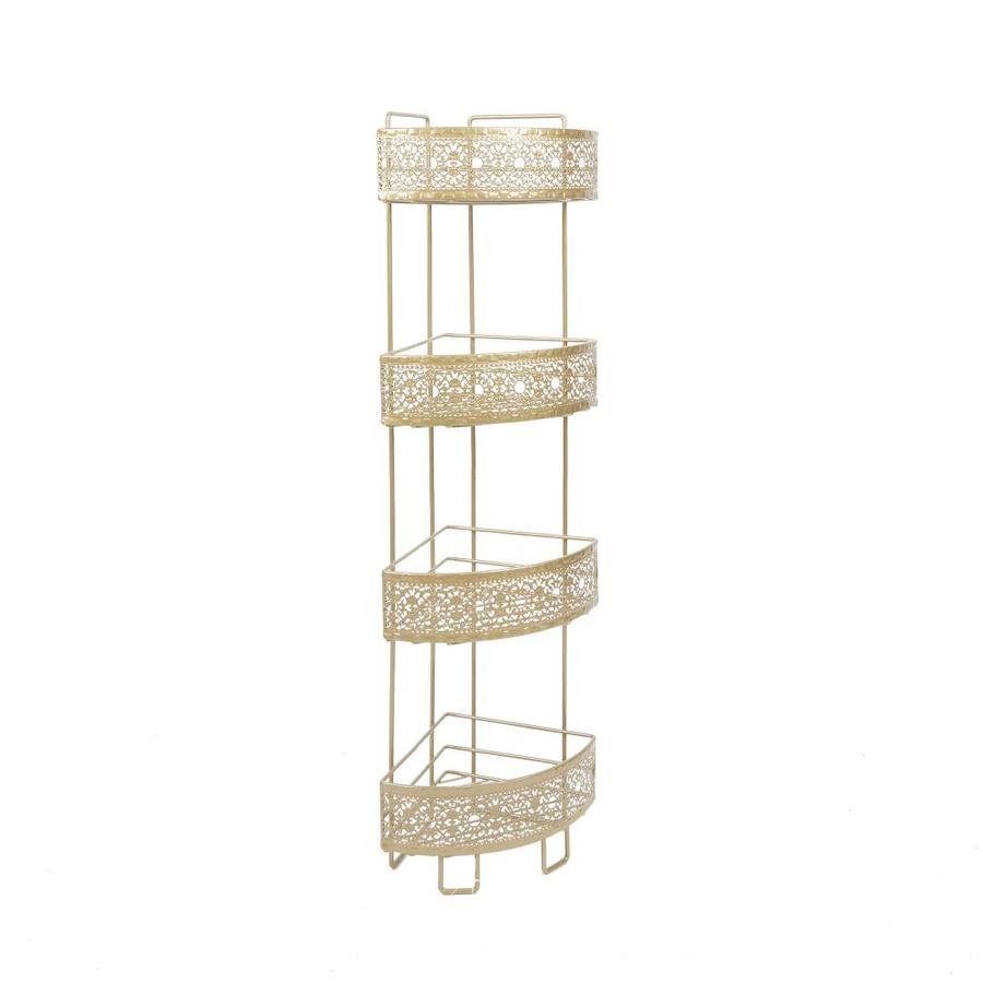 Filigree Bathroom CollectionGold Iron Bathroom Shelf at