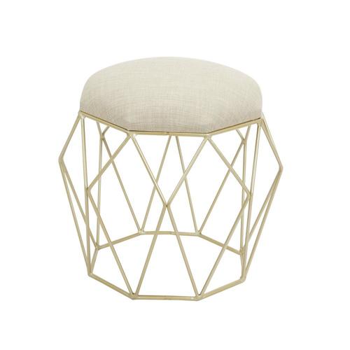 Cheyenne Products 18-in H Gold Round Makeup Vanity Stool ...