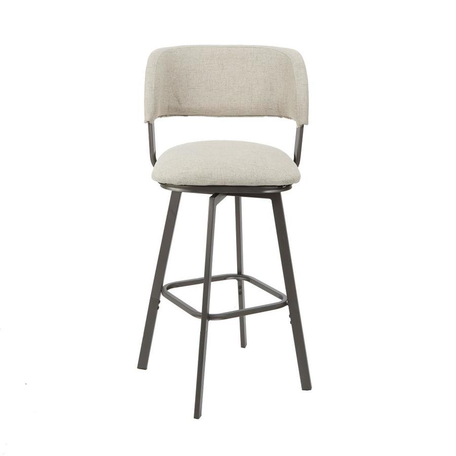 Cheyenne Products Adler Tan Adjustable Height Upholstered Swivel Bar