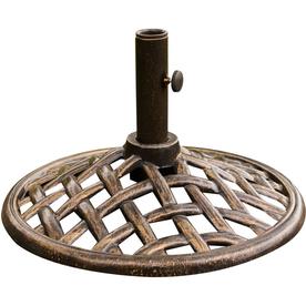 Patio Umbrella Bases At Lowes Hanover Outdoor Furniture Black Patio Umbrella Base