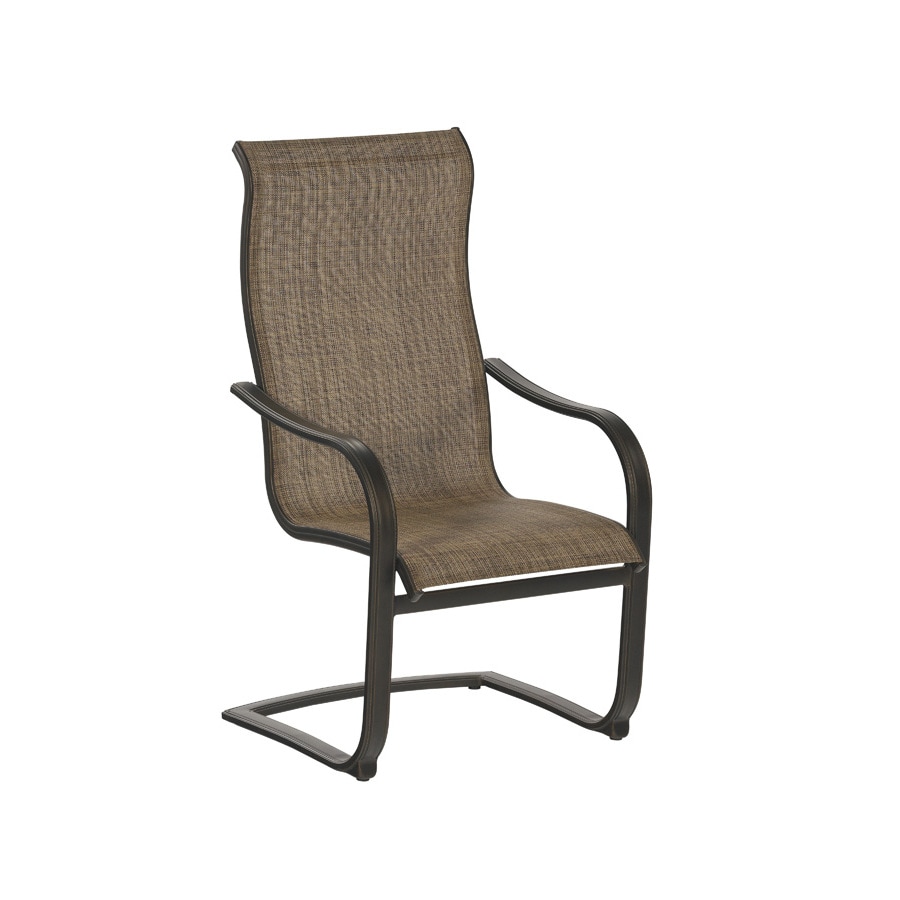 Allen + roth Set of 6 Tenbrook Sling-Seat Aluminum Patio ...