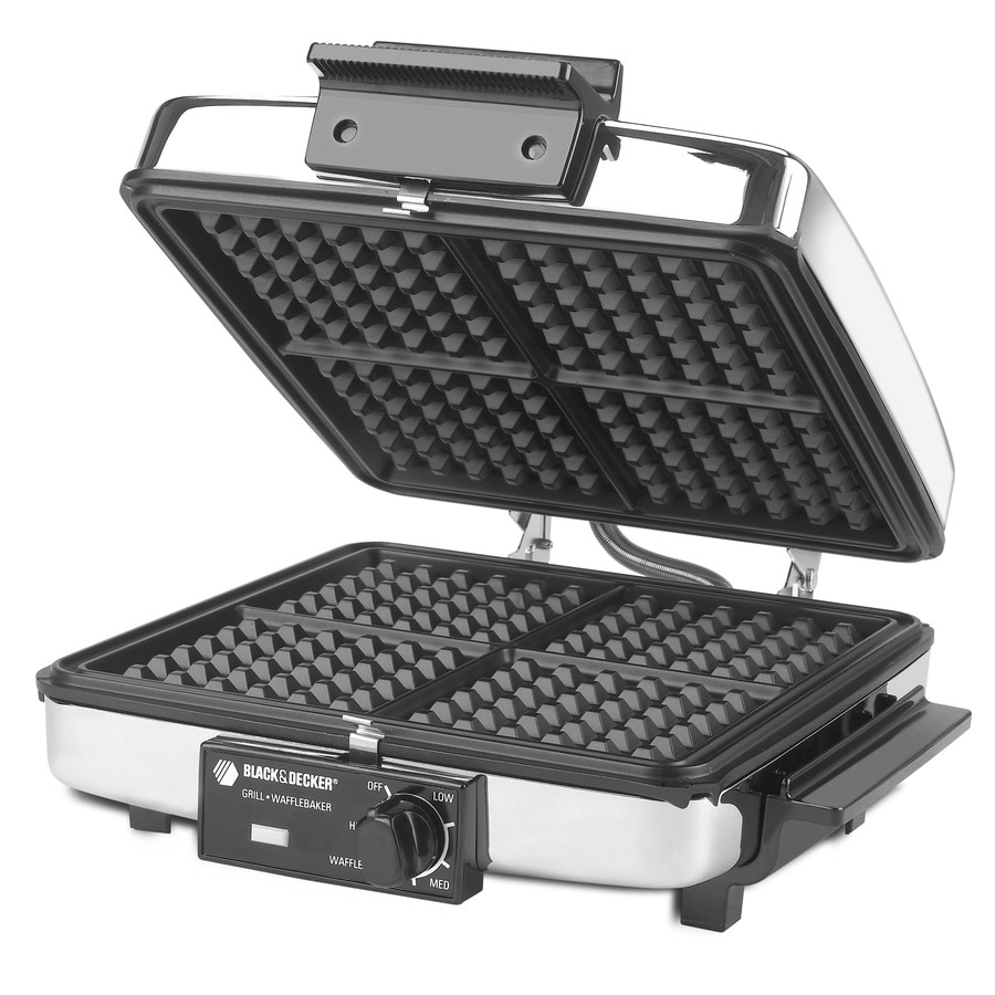 BLACK & DECKER Square Extra-Large Waffle Maker at