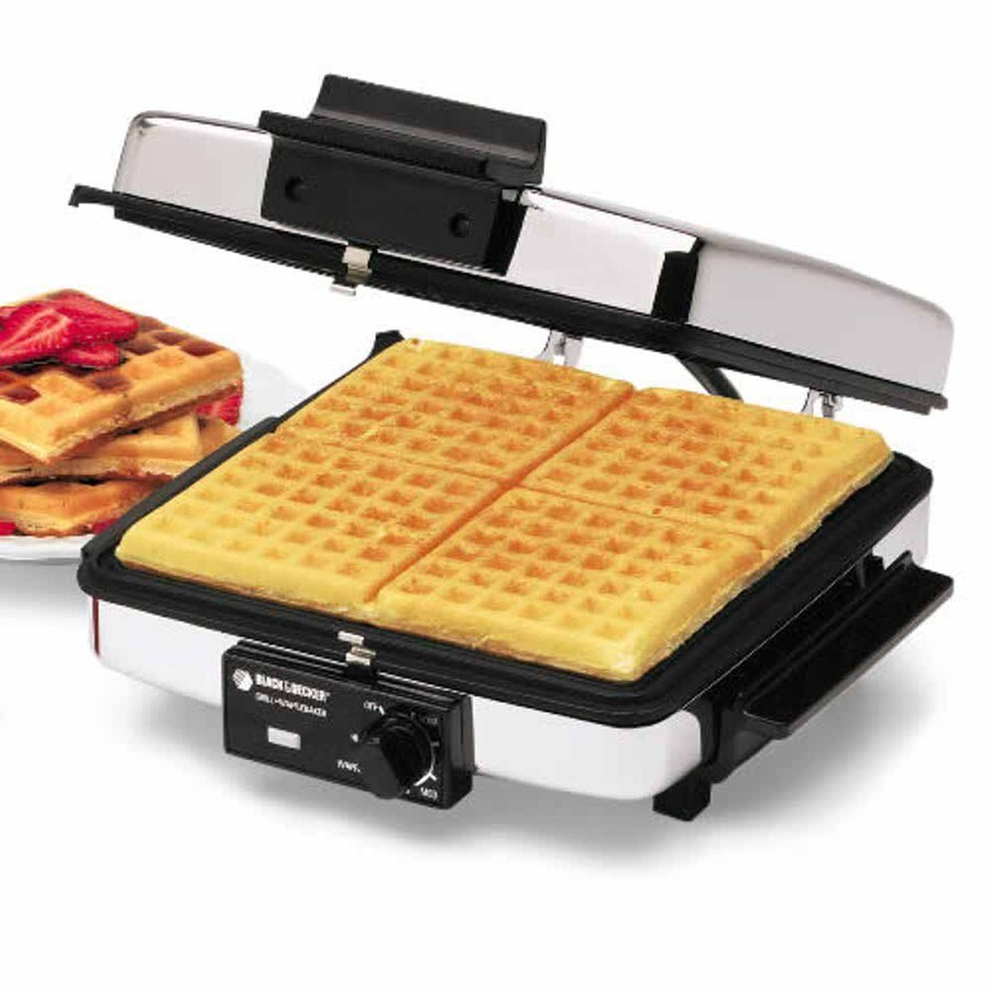 BLACK & DECKER Square Extra-Large Waffle Maker at