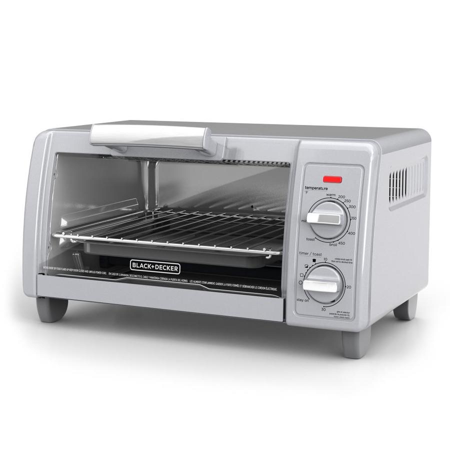 Black & Decker 4-Slice Toaster Oven - Stainless Steel