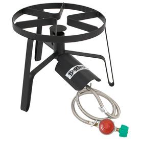 Outdoor Burners Stoves At Lowes Bayou Clic 11 5 In 1 Burner Propane 20 Lb Cylinder Manual Ignition Black