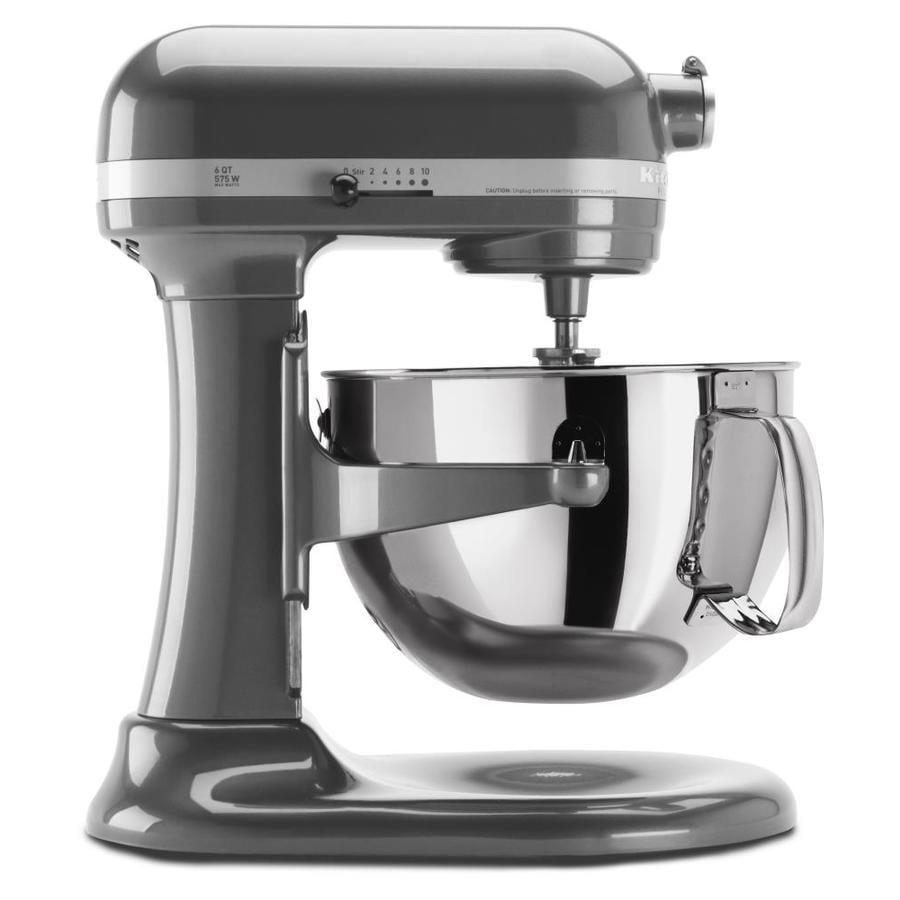 Shop KitchenAid Professional 600 6-Quart 10-Speed Pearl Metallic ...