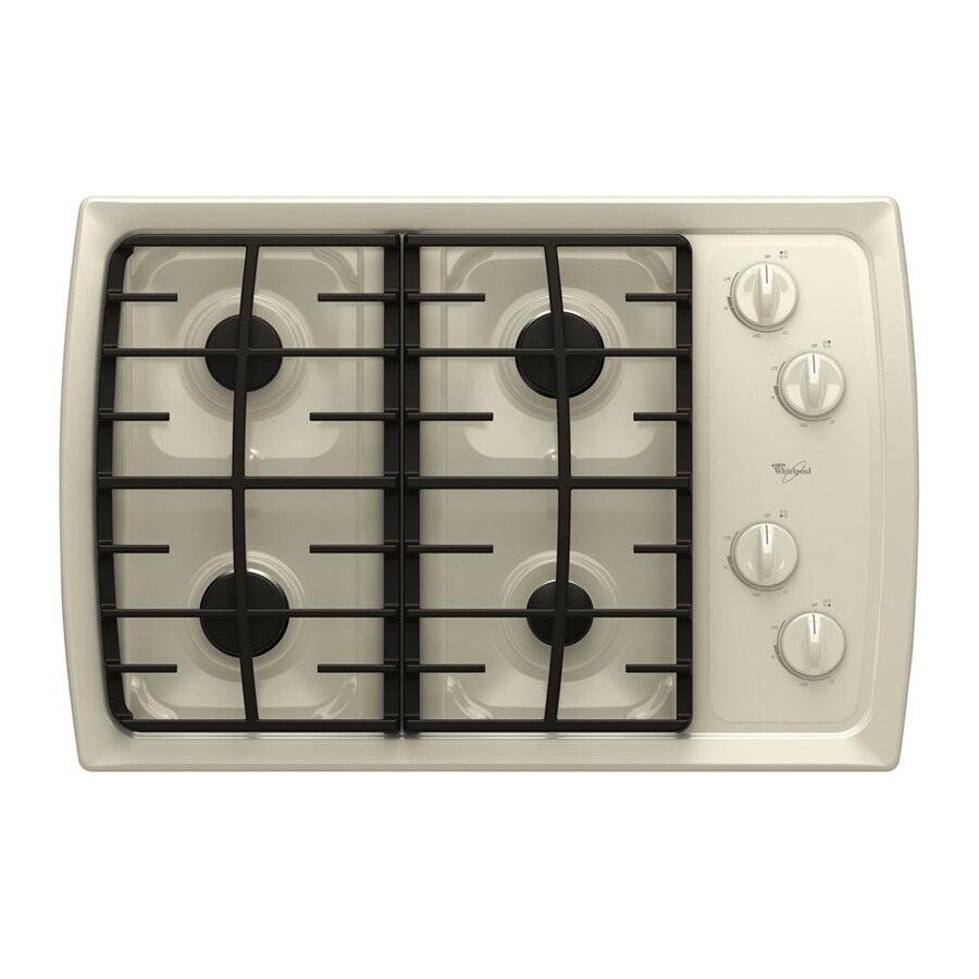 Whirlpool 30 Inch Gas Cooktop Color Biscuit At Lowes Com