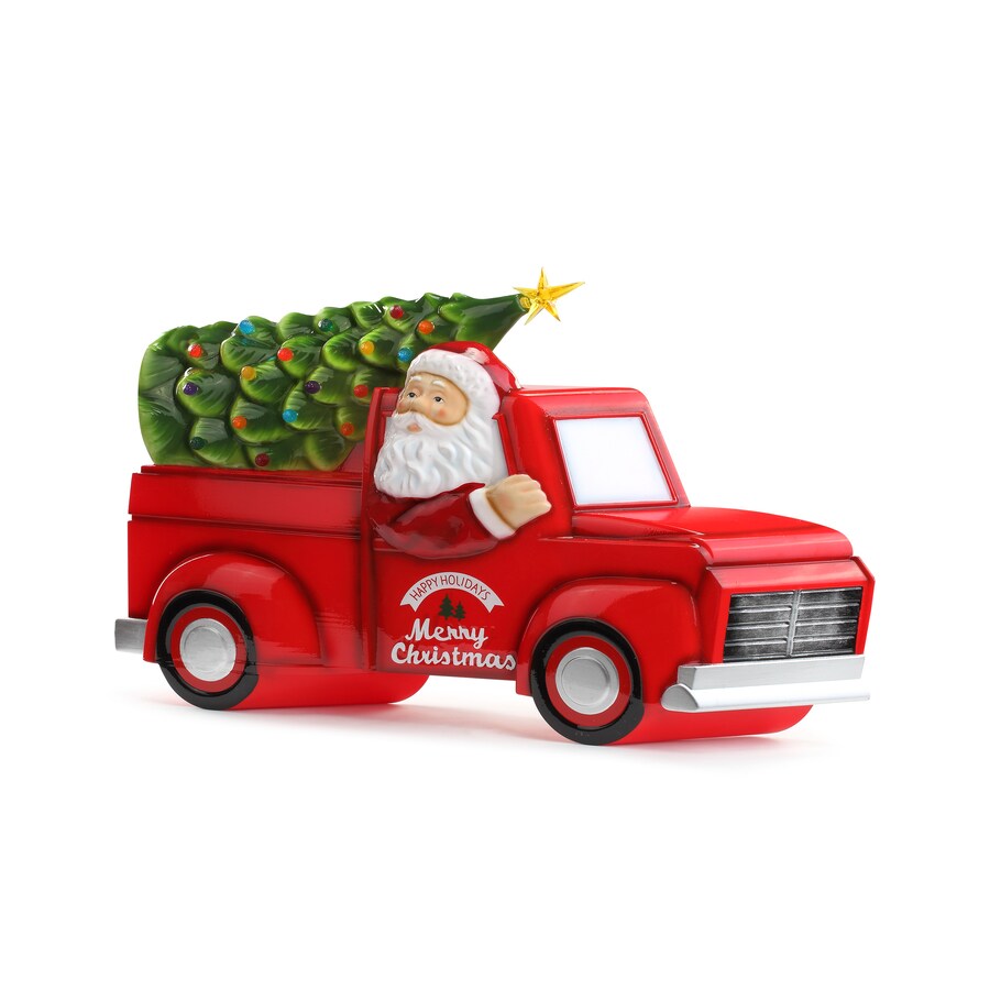 Mr. Christmas Blow Mold Truck with Tree at