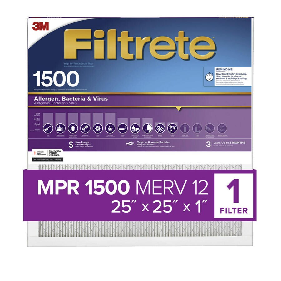 Filtrete 2015DC-6 25" x 25" x 1" Ultra Allergen Reduction Air Filter