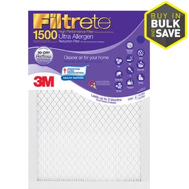 UPC 051111020227 product image for Filtrete Ultra Allergen Reduction Electrostatic Pleated Air Filter (Common: 20-i | upcitemdb.com