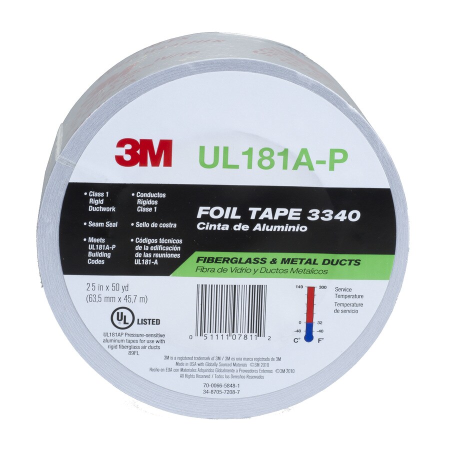 Nashua 314 Foil Tape,4 In X 15 Yd.,White 