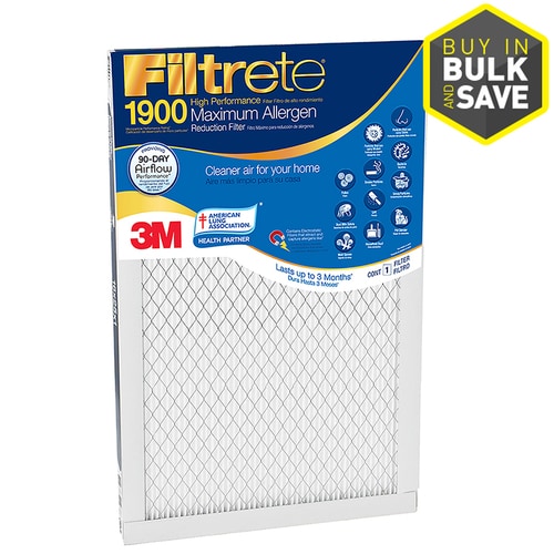 Filtrete 1900 MPR Premium Allergen, Bacteria and Virus 14 ...