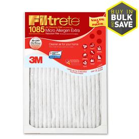 Filtrete 2-Pack Micro Allergen Extra Reduction Electrostatic Pleated Air Filters (Common: 20-in x 25-in x 1-in; Actual: 19.6-in x 24.7-in x 1-in)