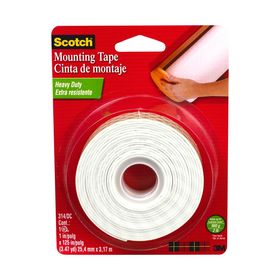 Scotch Indoor Double-Sided Mounting Tape, 1 in x 1 in, White, 16 Squares -  DroneUp Delivery
