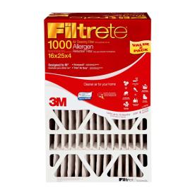 Filtrete 2-Pack Allergen Reduction Electrostatic Pleated Air Filters (Common: 20-in x 25-in x 4-in; Actual: 19.75-in x 24.4375-in x 4-in)